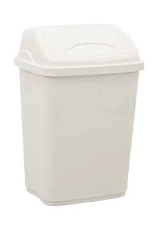 Poubelle 'Flip' blanche 5L Prix Promo